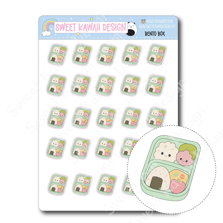 Kawaii Bento Box Stickers