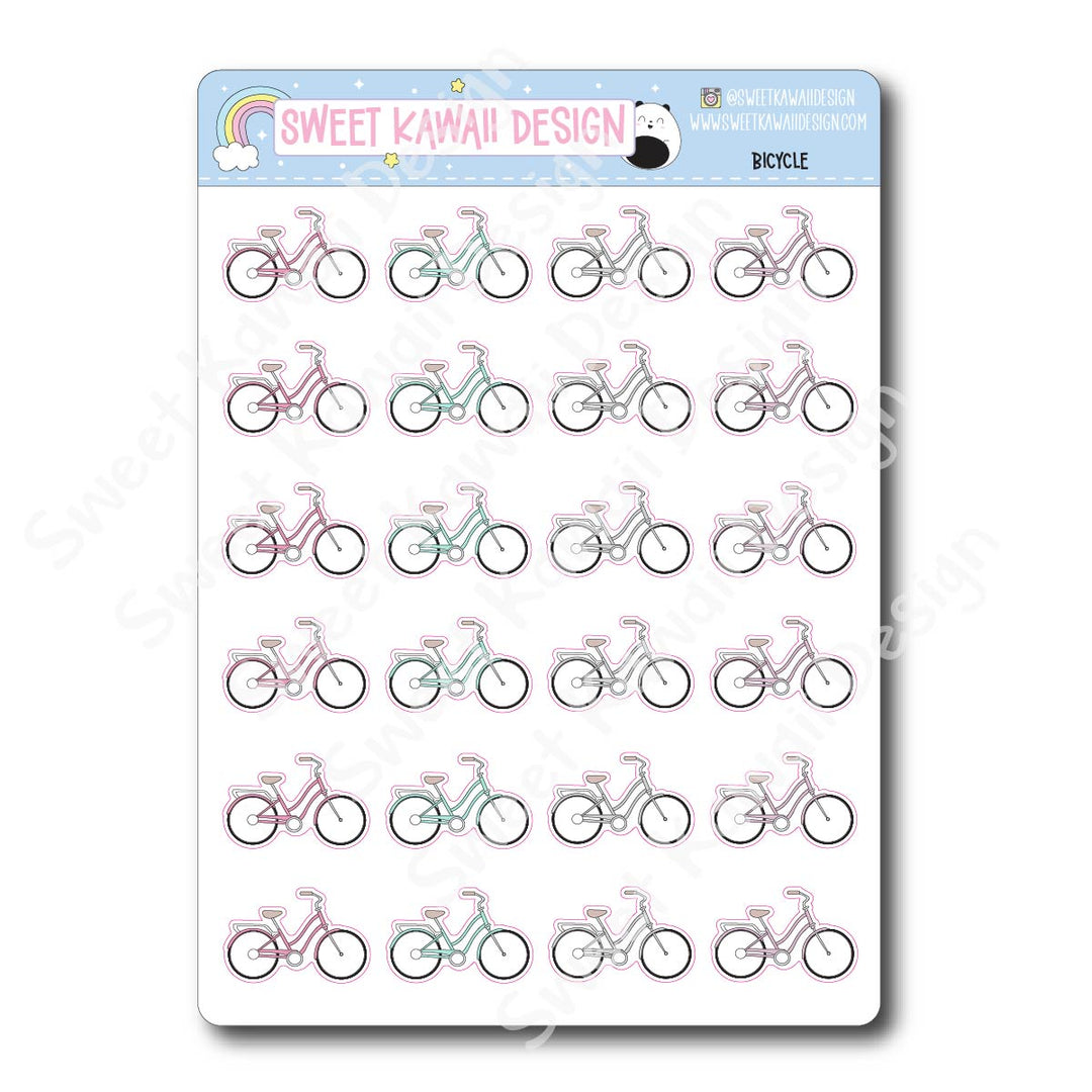 Kawaii Bicycle Stickers