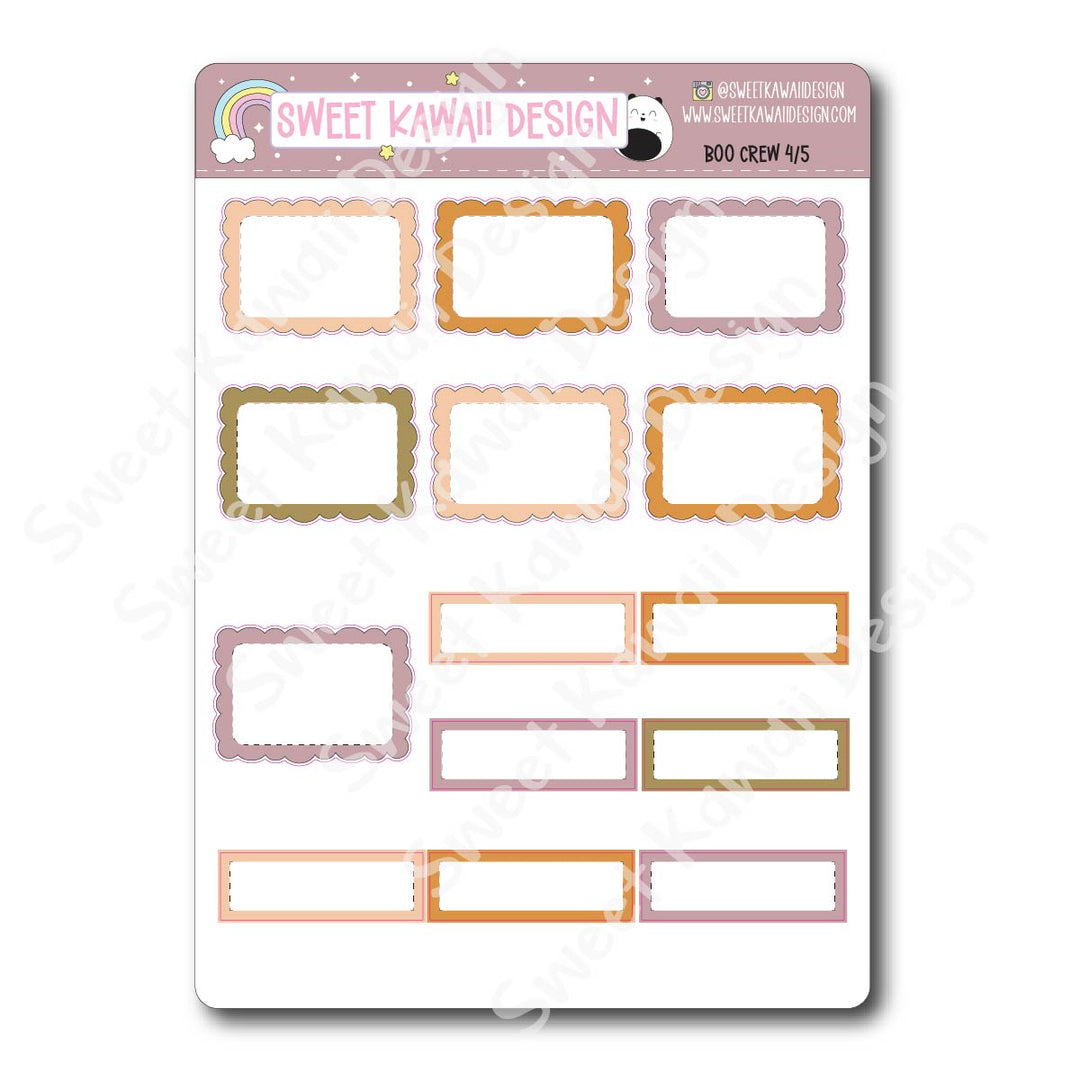 Weekly Kit - Boo Crew - SIZE OPTIONS AVAILABLE