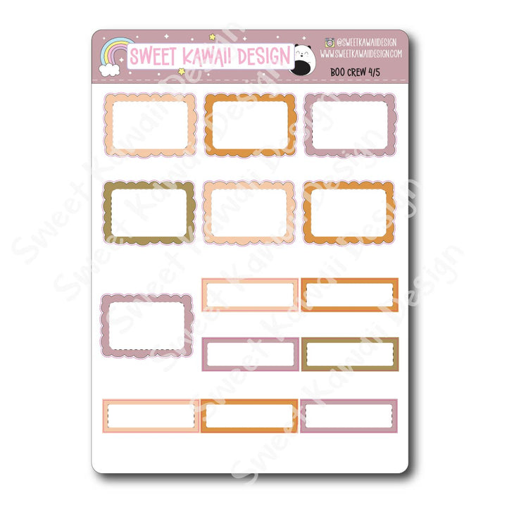 Weekly Kit - Boo Crew - SIZE OPTIONS AVAILABLE