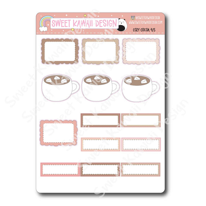 Weekly Kit - Cozy Cocoa - SIZE OPTIONS AVAILABLE