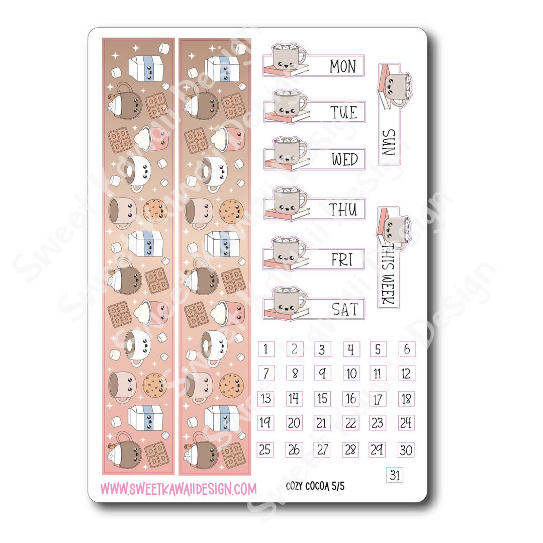 Weekly Kit - Cozy Cocoa - SIZE OPTIONS AVAILABLE