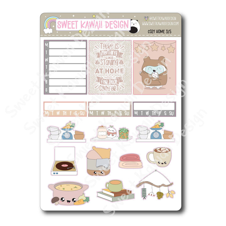 Weekly Kit - Cozy Home - SIZE OPTIONS AVAILABLE