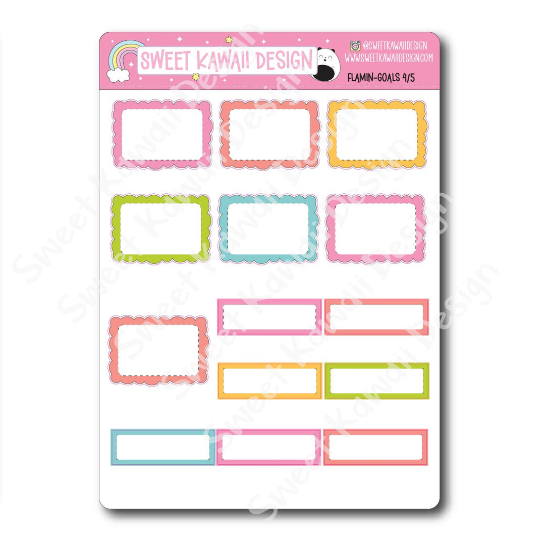 Weekly Kit - Flamingoals - SIZE OPTIONS AVAILABLE