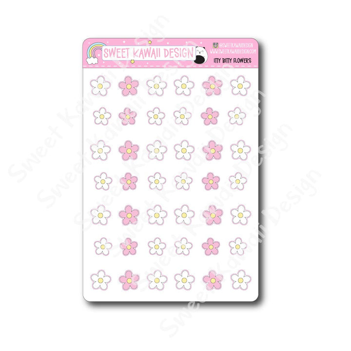 Kawaii Flower Stickers