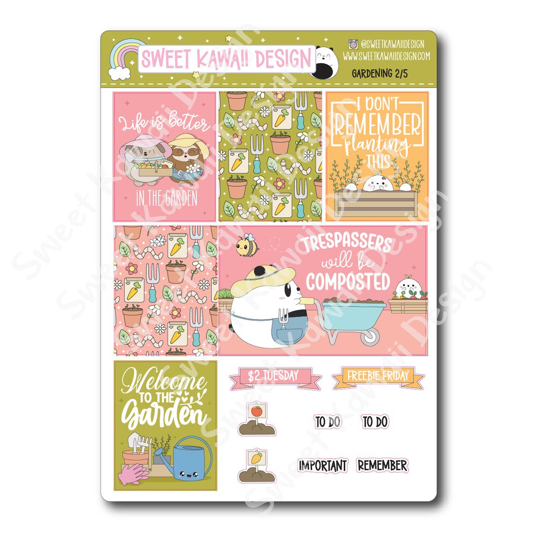 Weekly Kit - Gardening - SIZE OPTIONS AVAILABLE