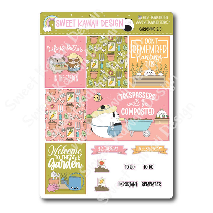 Weekly Kit - Gardening - SIZE OPTIONS AVAILABLE