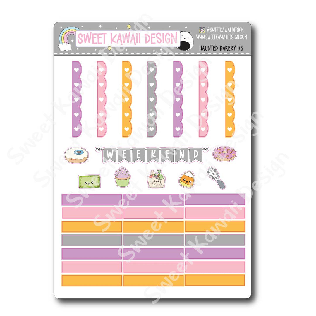 Weekly Kit - Haunted Bakery - SIZE OPTIONS AVAILABLE