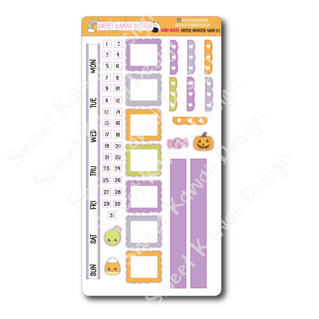 Weekly Kit - Critter Monster Mash - SIZE OPTIONS AVAILABLE