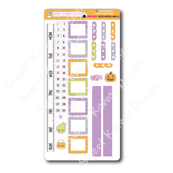 Weekly Kit - Critter Monster Mash - SIZE OPTIONS AVAILABLE