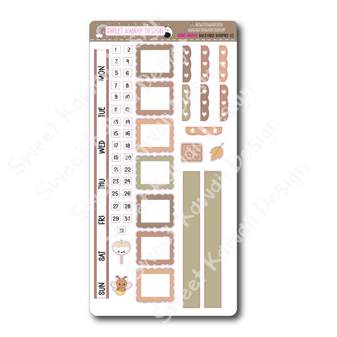 Weekly Kit - Backyard Bonfire - SIZE OPTIONS AVAILABLE