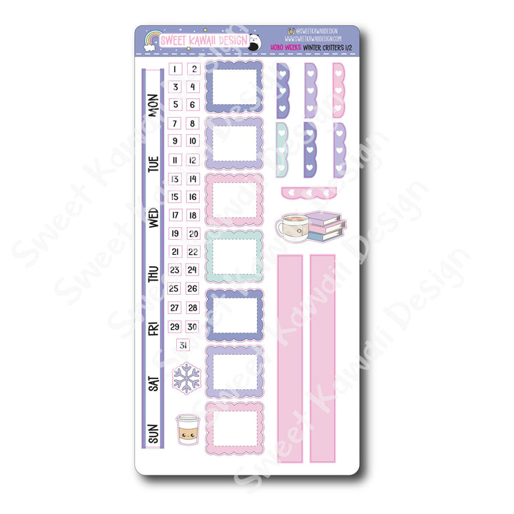 Weekly Kit - Winter Critters - SIZE OPTIONS AVAILABLE