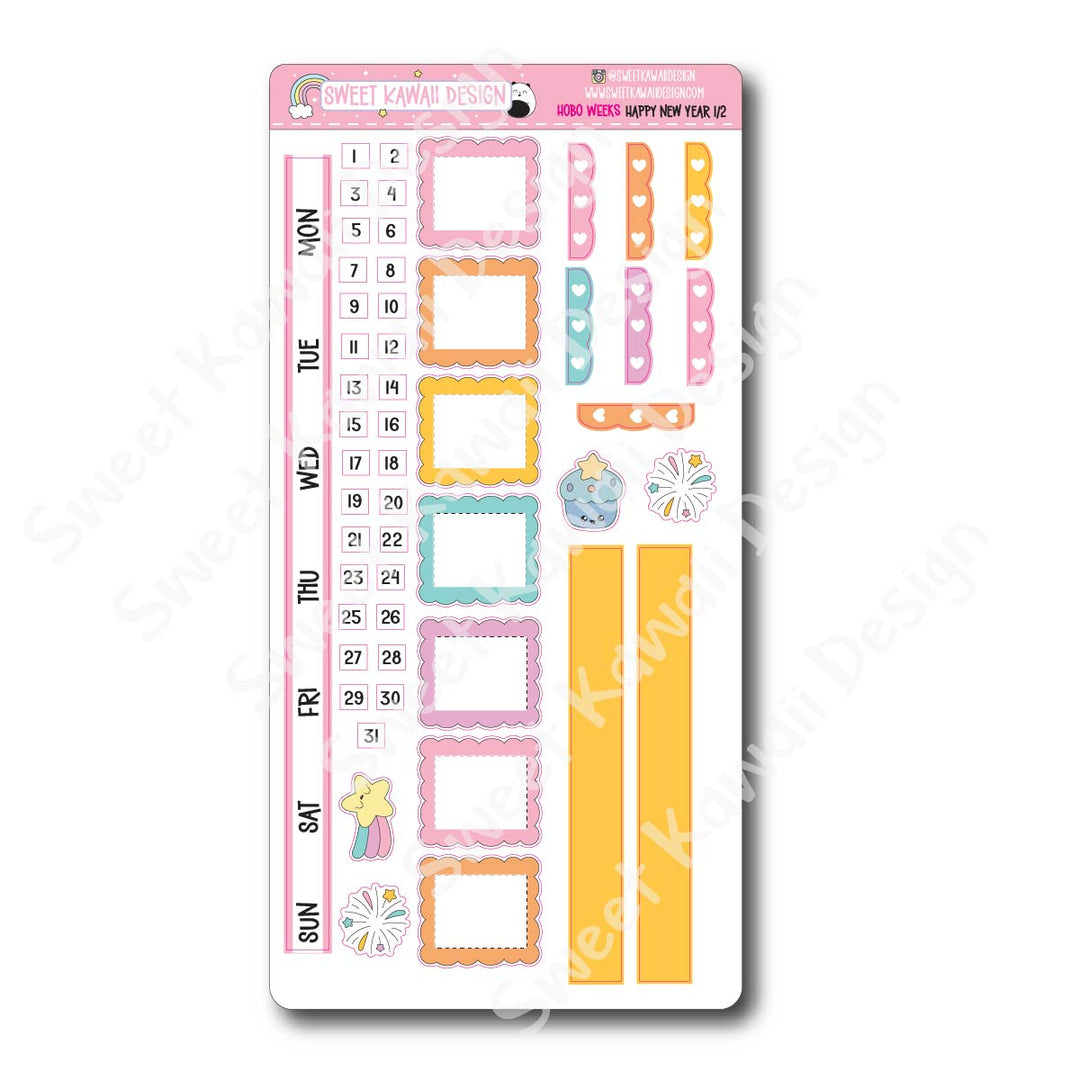 Weekly Kit - Happy New Year - SIZE OPTIONS AVAILABLE