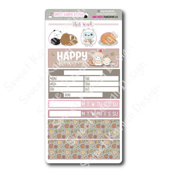 Weekly Kit - Thanksgiving - SIZE OPTIONS AVAILABLE
