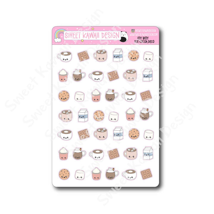 Kawaii Hot Cocoa Deco Stickers