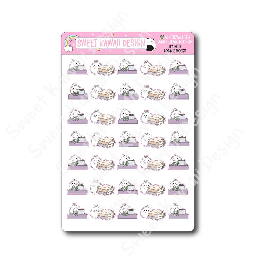 Kawaii Konnie Stickers - Books