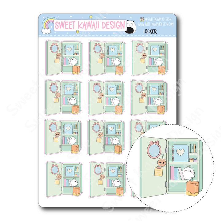 Kawaii Locker Stickers