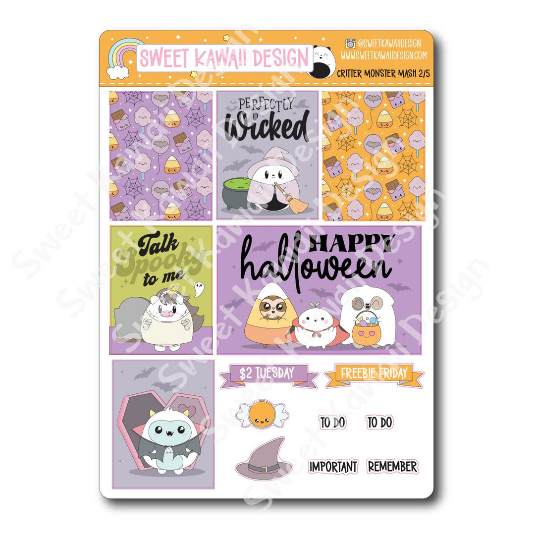 Weekly Kit - Critter Monster Mash - SIZE OPTIONS AVAILABLE