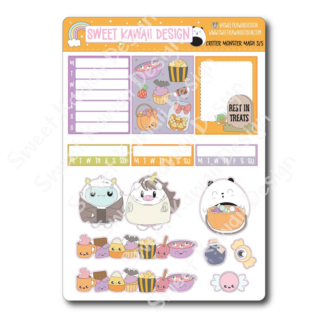 Weekly Kit - Critter Monster Mash - SIZE OPTIONS AVAILABLE