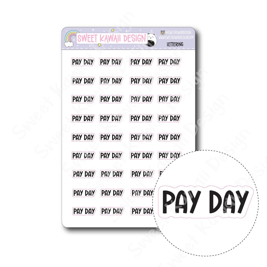 Lettering - Pay Day