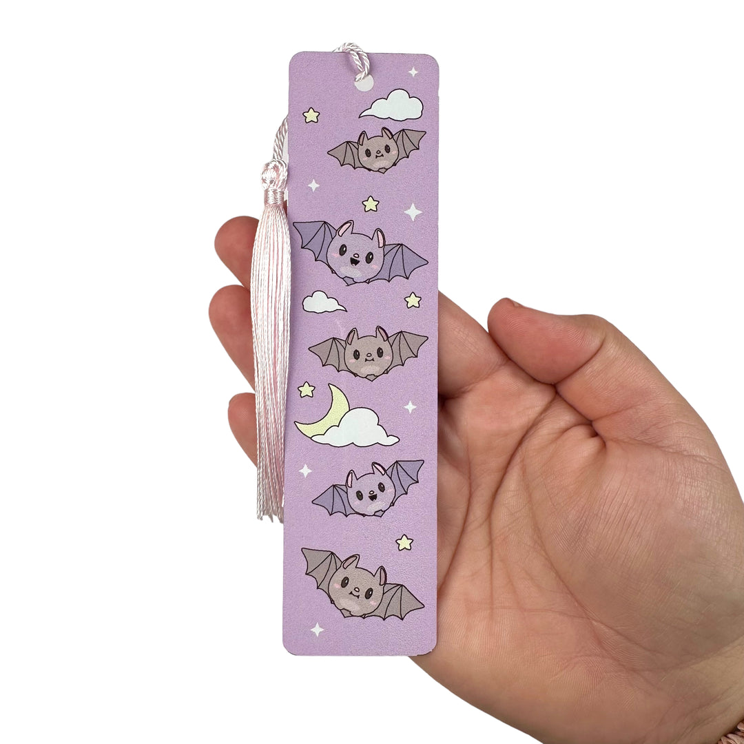 Metal Bookmark - Bats