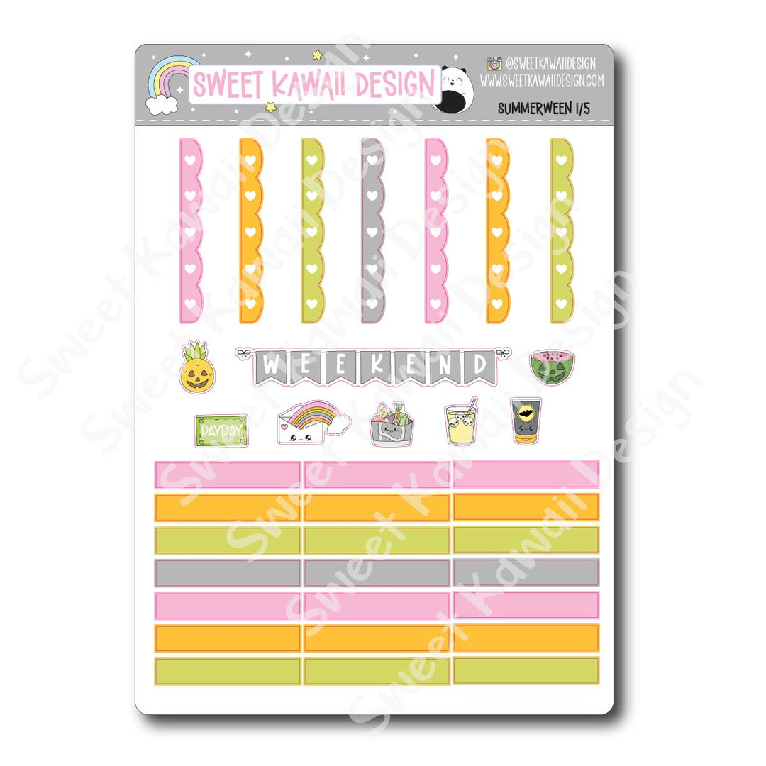 Weekly Kit - Summerween - SIZE OPTIONS AVAILABLE