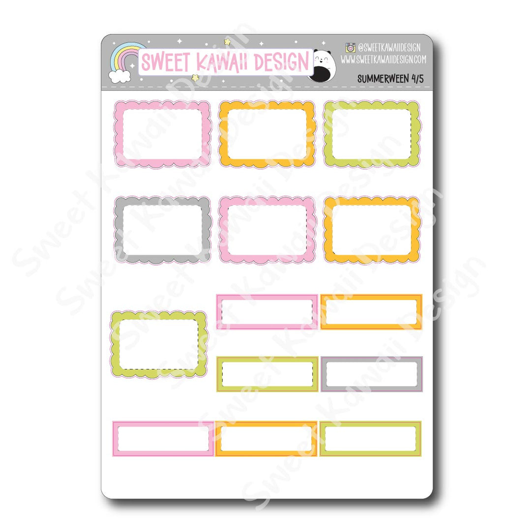 Weekly Kit - Summerween - SIZE OPTIONS AVAILABLE