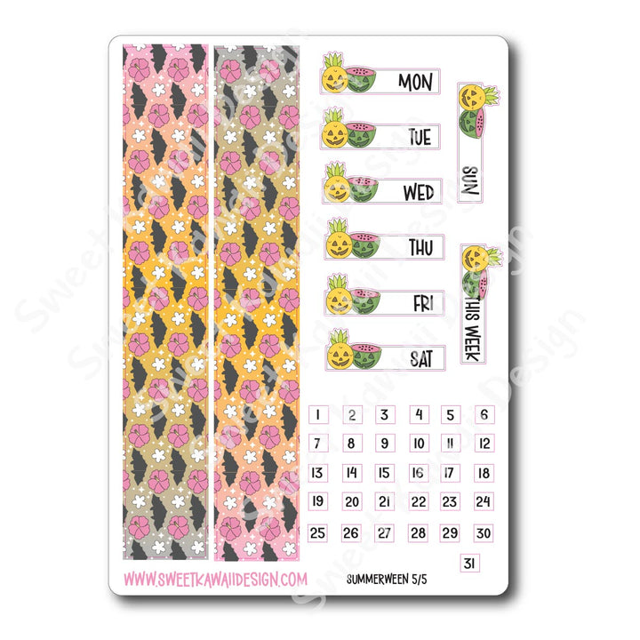 Weekly Kit - Summerween - SIZE OPTIONS AVAILABLE