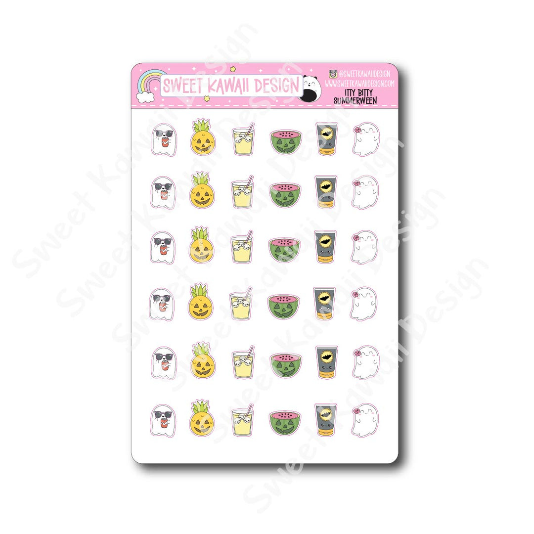 Kawaii Summerween Stickers