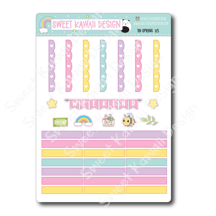 Weekly Kit - TGI Spring - SIZE OPTIONS AVAILABLE