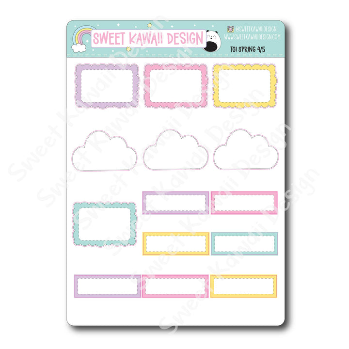 Weekly Kit - TGI Spring - SIZE OPTIONS AVAILABLE