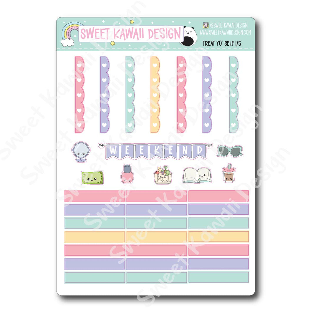 Weekly Kit - Treat Yo' Self - SIZE OPTIONS AVAILABLE