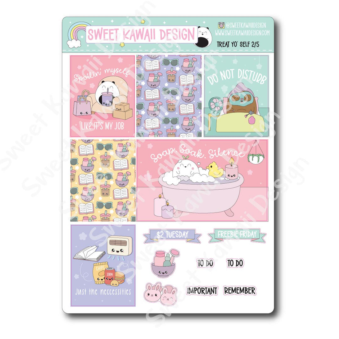 Weekly Kit - Treat Yo' Self - SIZE OPTIONS AVAILABLE