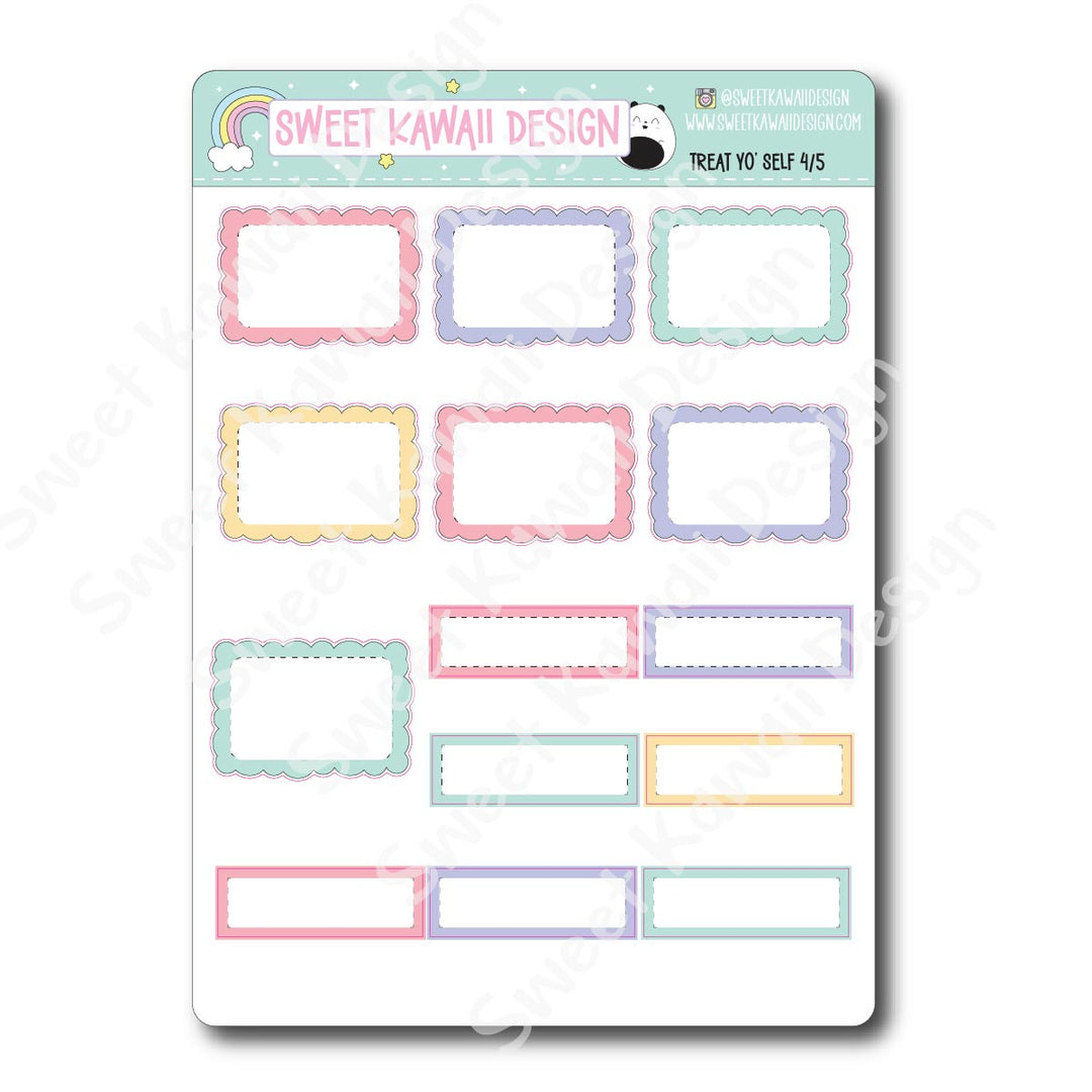 Weekly Kit - Treat Yo' Self - SIZE OPTIONS AVAILABLE