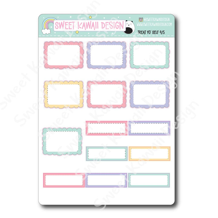 Weekly Kit - Treat Yo' Self - SIZE OPTIONS AVAILABLE