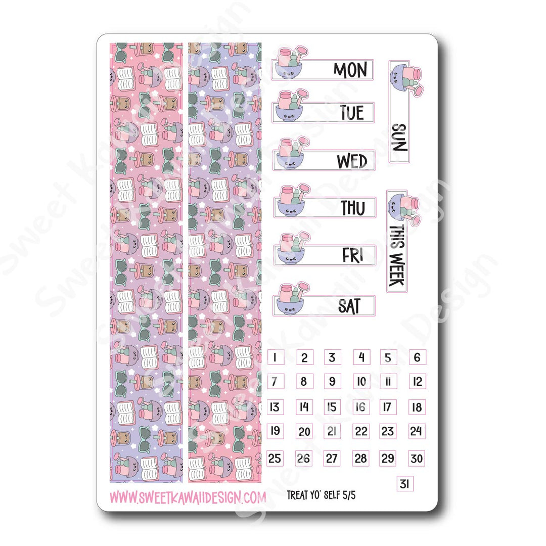 Weekly Kit - Treat Yo' Self - SIZE OPTIONS AVAILABLE