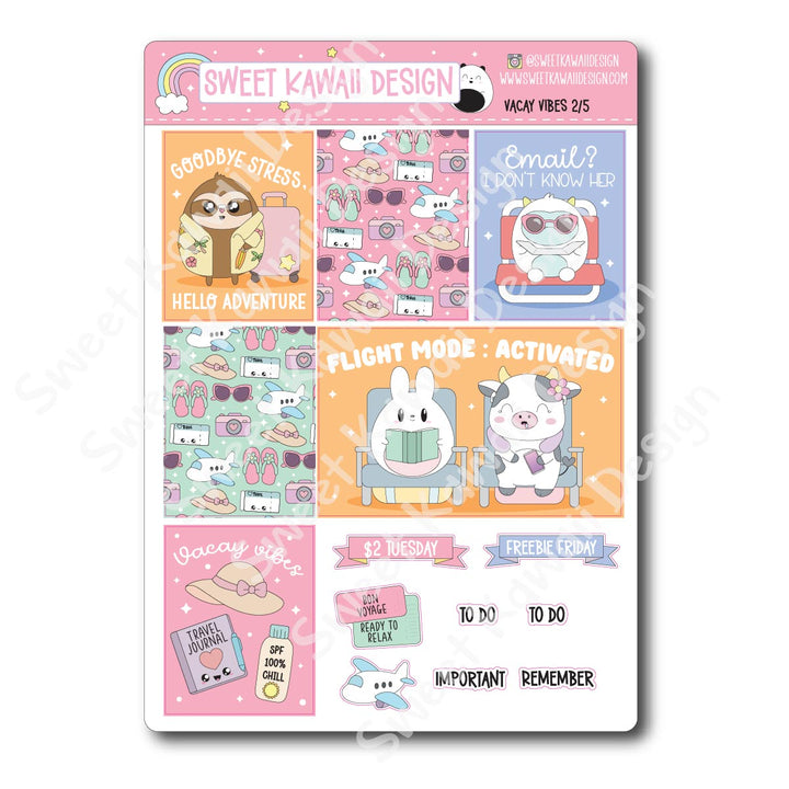 Weekly Kit - Vacay Vibes - SIZE OPTIONS AVAILABLE