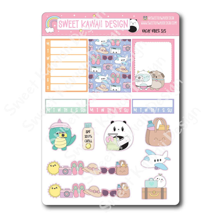 Weekly Kit - Vacay Vibes - SIZE OPTIONS AVAILABLE