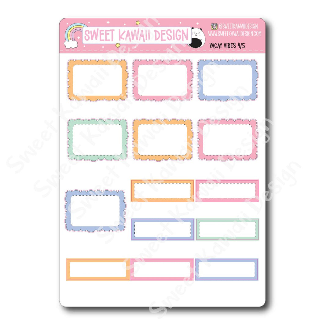 Weekly Kit - Vacay Vibes - SIZE OPTIONS AVAILABLE