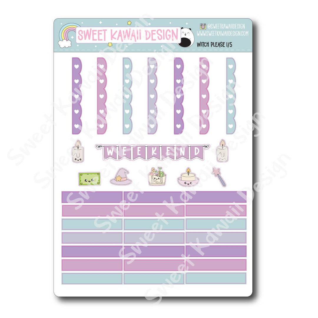 Weekly Kit - Witch Please - SIZE OPTIONS AVAILABLE