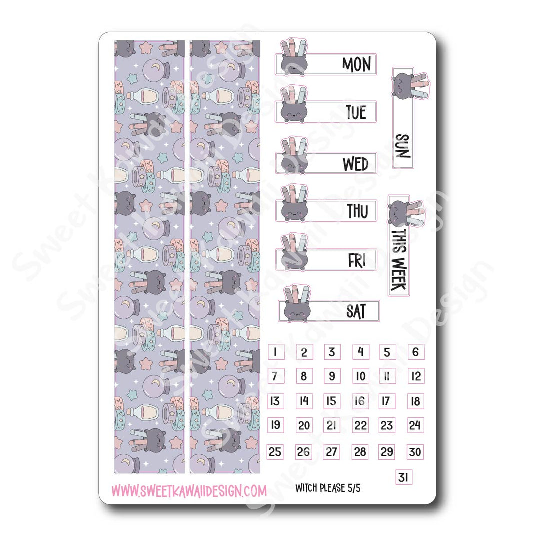 Weekly Kit - Witch Please - SIZE OPTIONS AVAILABLE