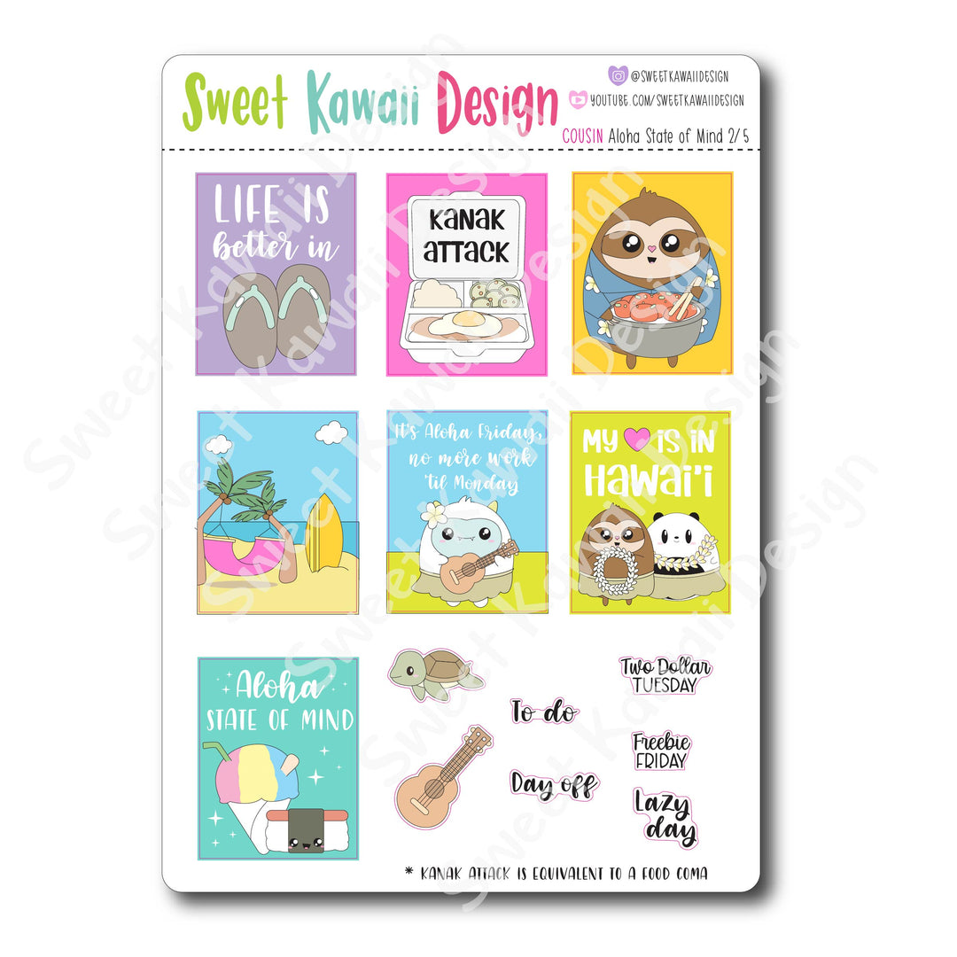 Weekly Kit  - Aloha State of Mind COUSIN