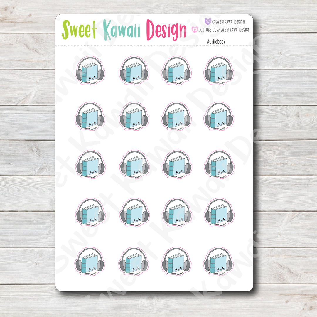 Kawaii Audiobook Stickers