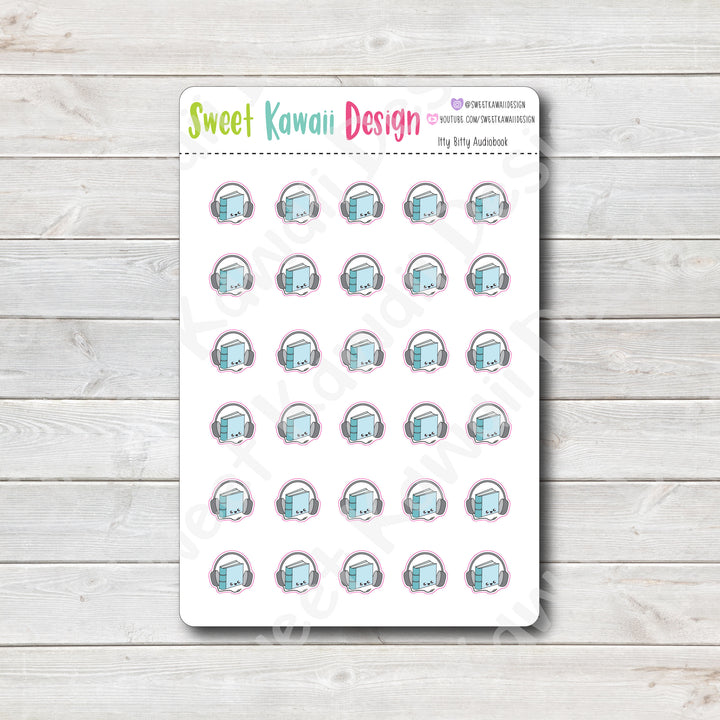 Kawaii Audiobook Stickers