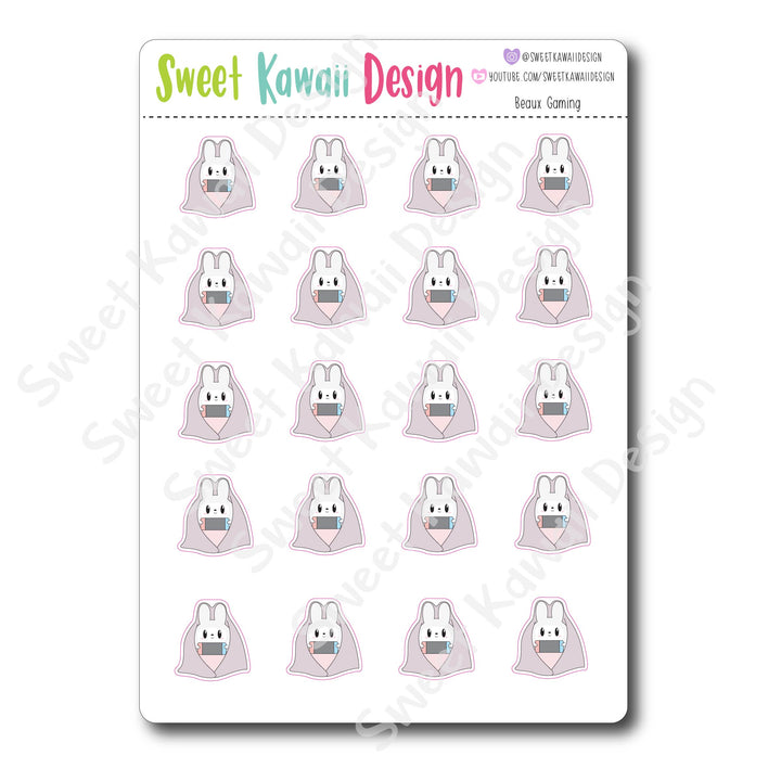 Kawaii Beaux Stickers - Gaming