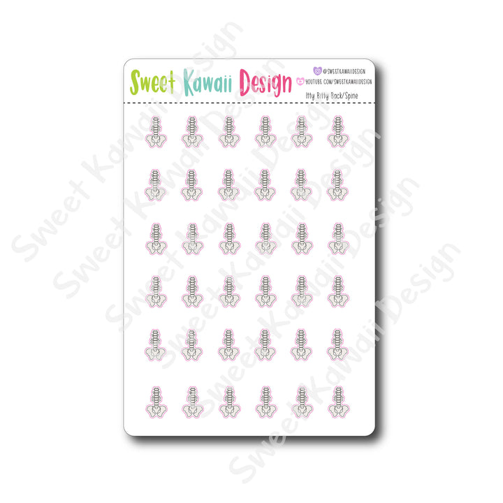 Kawaii Back / Spine  Stickers
