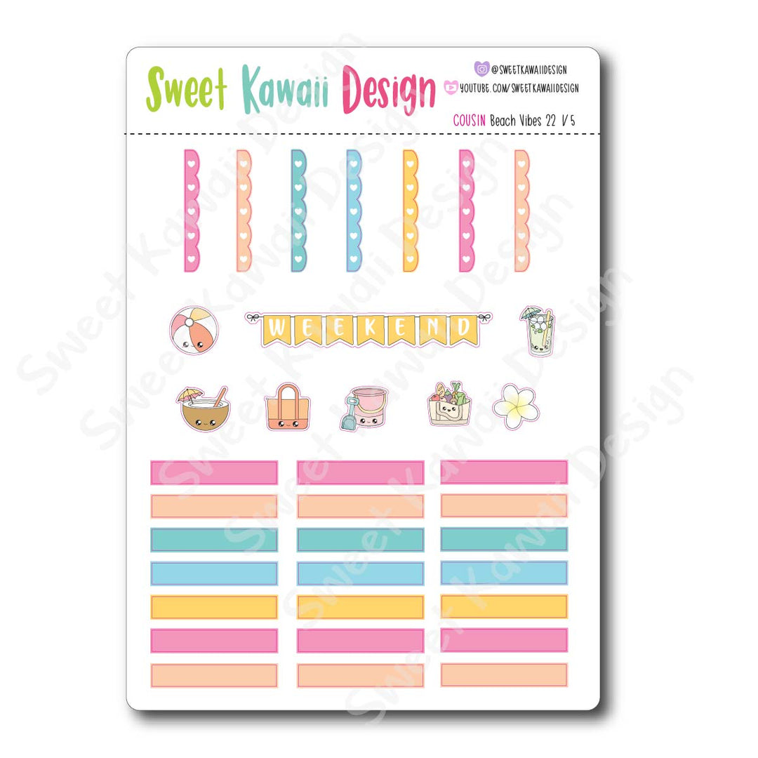 Weekly Kit  - Beach Vibes 22 COUSIN