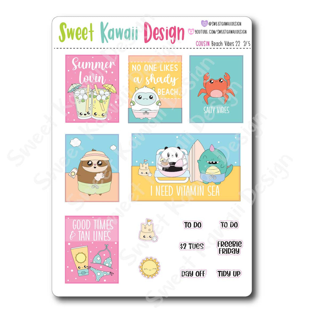 Weekly Kit  - Beach Vibes 22 COUSIN
