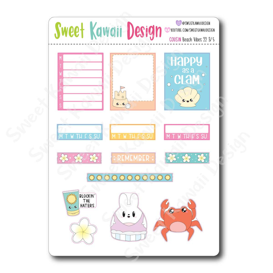 Weekly Kit  - Beach Vibes 22 COUSIN