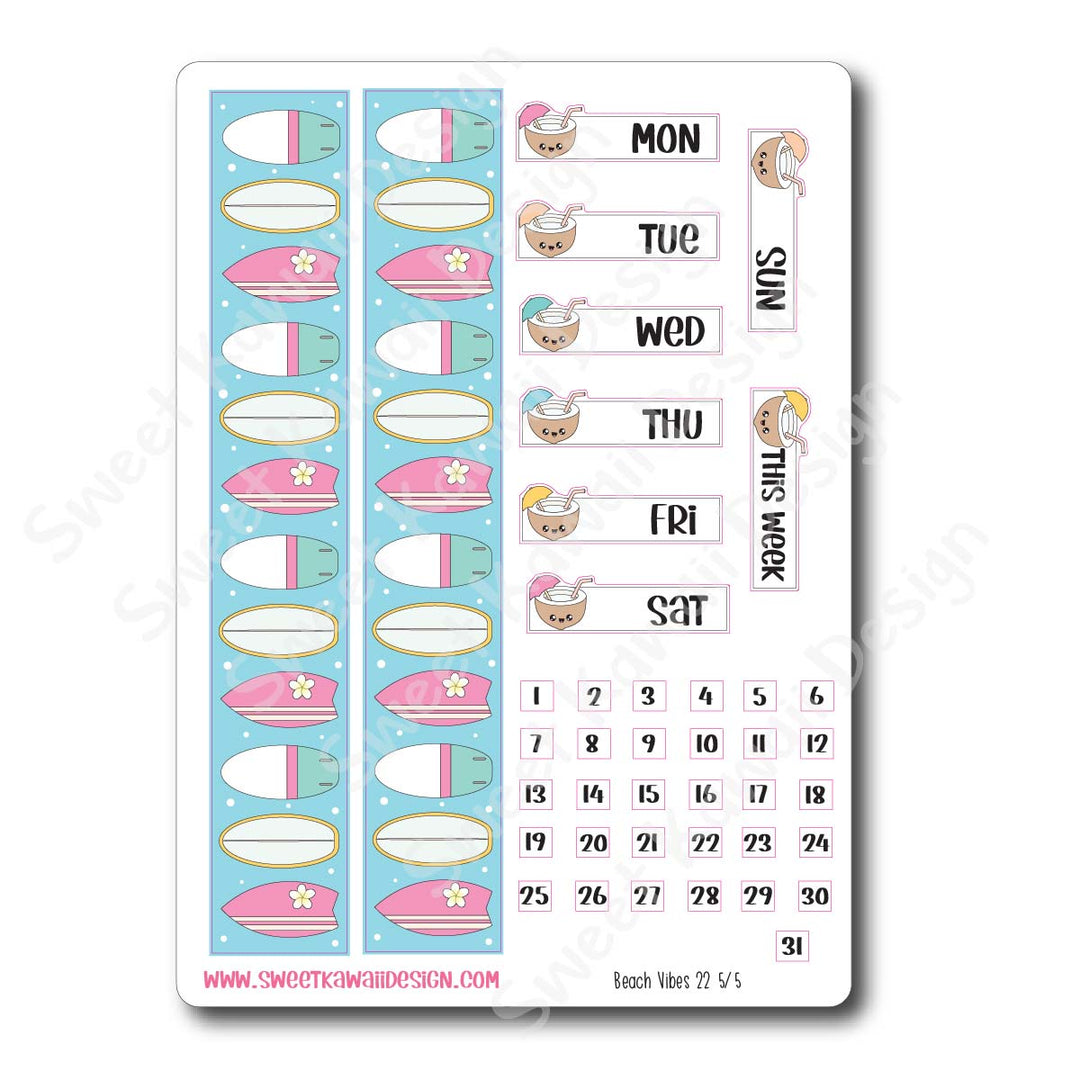 Weekly Kit  - Beach Vibes 22